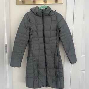 The North Face Long Grey Parka Jacket